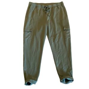 J. Jill Cargo Joggers Olive Army Green Large Tall